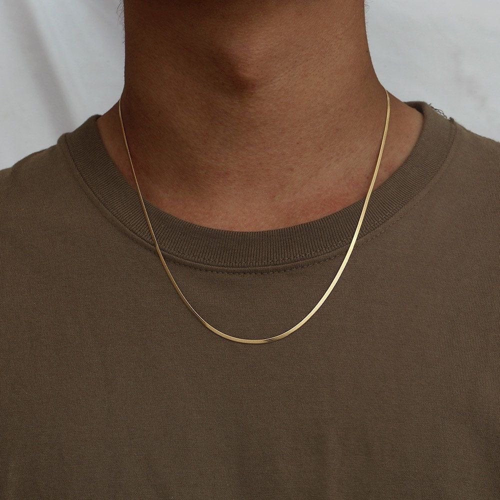 Original pure gold stainless steel necklace
