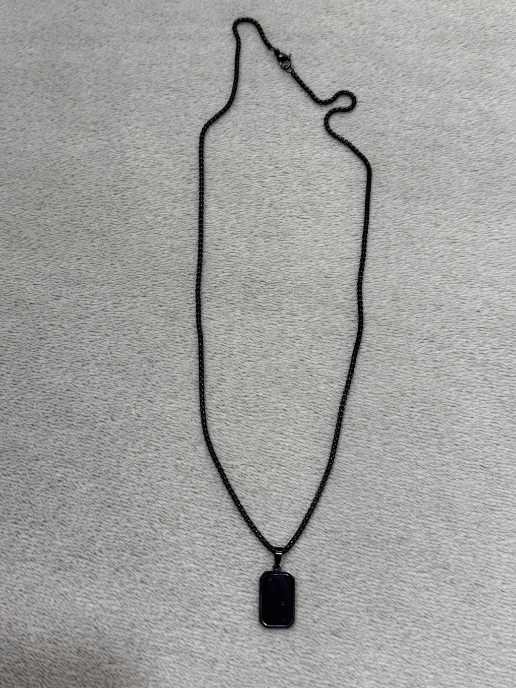 Original stainless steel black necklace