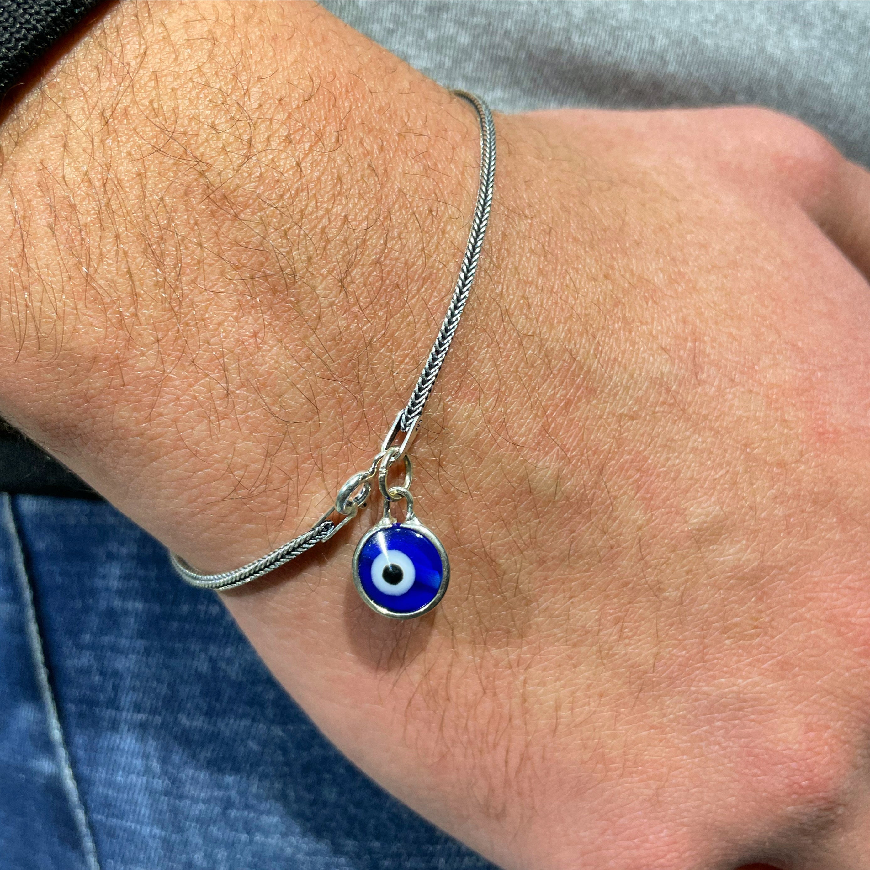 Foxtin bracelet with evil eye toy